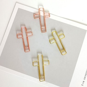 Thép Hình Dạng Sáng Tạo Tùy Chỉnh Thiết Kế Giấy Clip Bookmark Văn Phòng Trường Văn Phòng Phẩm Kim Loại Clip - Product Image 5