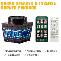 Pembakar Dupa Elektrik Mini Resin Kemenyan Oud Gaya Islam Arab Bakhoor