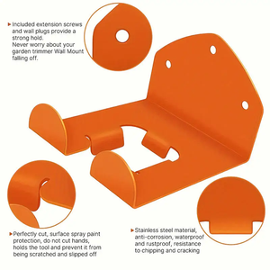 Support mural robuste <span class=keywords><strong>pour</strong></span> <span class=keywords><strong>outils</strong></span> <span class=keywords><strong>de</strong></span> jardinage, organisateur <span class=keywords><strong>de</strong></span> rangement <span class=keywords><strong>pour</strong></span> tronçonneuses, tondeuses à gazon et autres <span class=keywords><strong>outils</strong></span> électriques <span class=keywords><strong>de</strong></span> garage - Product Image 6