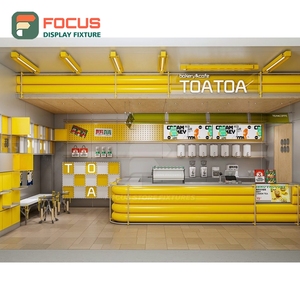 Refined Coffee Merchandise Display Rack Tempered Glass Front Coffee Bag Display Area Coffee Merchandise Rack - Product Image 2