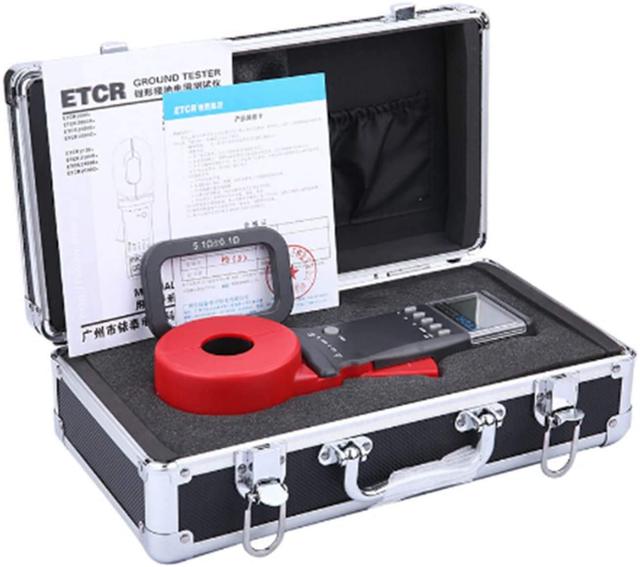 Digital Clamp Meter New ETCR2100C+ Ground Earth Resistance Tester 0.01 to 1200 Ohm Leakage Current Measure 0.00mA to 20.0A