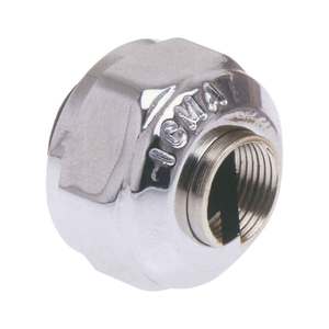 ADAPTADOR DE COBRE SICURBLOC TAPA CROMADA Ø 14-24X1,5 Para PVC Plástico Caucho Gas Aceite Agua Conexión de soldadura de forja de baja presión - Product Image 1