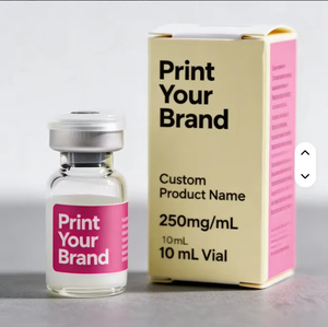 3ml Round Glass Vials for Freeze-Dried Powder with Custom Logo Box and Multiple Individual Packaging Options - Product Image 2