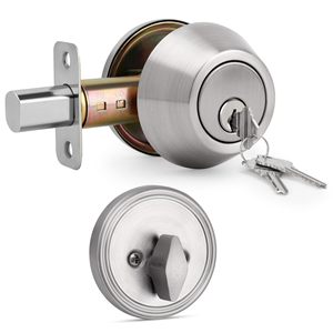 Phong Cách Mỹ Đánh Bóng Đôi Chốt Cửa Núm Khóa Cửa Key Hoạt Động Hình Trụ Thiết Kế Cho Phòng Ngủ Nội Thất Cửa Cao - Product Image 5