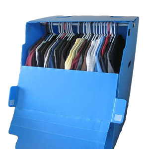 Foldable PP Correx Corflute Coroplast Corrugated Plastic Wardrobe Box