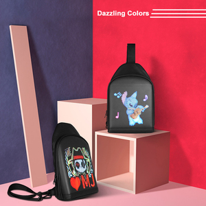 Sac à dos à écran LED avec écran programmable, sac bandoulière programmable, publicité extérieure DIY, sac à dos de voyage, sacs de poitrine - Product Image 3