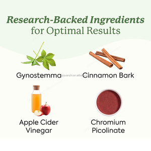 Gomitas de metabolismo energizado equilibrado con sabor a mango de etiqueta privada con vinagre de sidra de manzana y canela - Product Image 3