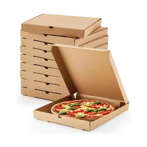 Scatole per Pizza all'Ingrosso Scatola per Pizza in Cartone Ondulato per Asporto e Consegna Stampa Logo Personalizzata. 10 12 14 16 Pollici - Product Image 2
