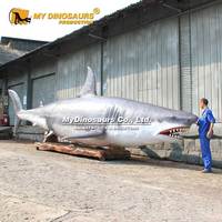 MyDino AA092 Parc aquatique extérieur Modèle de requin animatronique grandeur nature