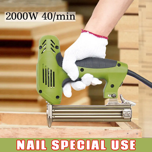Grapadora eléctrica de Servicio Ligero F30 Brad Nailer Material de acero Suministros de hardware para grapas y trabajo de madera <span class=keywords><strong>Precio</strong></span> de fábrica - Product Image 4