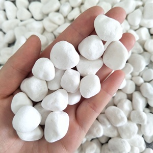 Natuurlijke witte kiezelsteen voor tuin, rivierrots als decoratie voor tuin, erf en bestrating, kasseien voor vaasdecoratie - Product Image 3