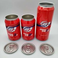 Boîtes en aluminium à ouverture facile personnalisées pour l'emballage de bières artisanales et de boissons au thé, usage industriel