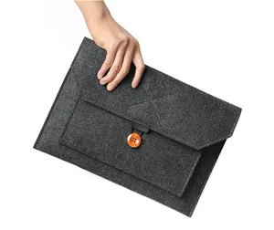 Hot Sale Wool Felt Laptop Sleeve Bag Case For Air Pro Retina 11 12 13 15 Laptop Cover For Mac book 13.3 inch