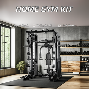 Équipement de fitness à domicile unisexe, rack de squat multifonctionnel, machine Smith en acier, entraîneur multi-stations pour les jambes et les épaules A6050 - Product Image 4