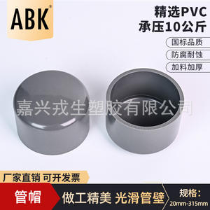 Capuchon de valve en PVC plastique Jiaxing Wesheng 20mm 25mm 32mm 40mm 50mm 63mm 75mm 90mm 110mm 140mm 160mm 200mm 250mm 315mm - Product Image 2