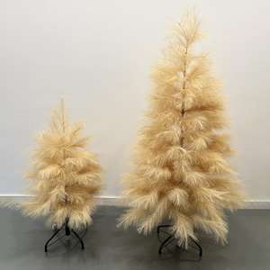 Venta al por Mayor a Precio de Fábrica, Árboles de Hierba de Pampas Artificiales de 3 pies, 4 pies, 5 pies, 7 pies y 8 pies - Product Image 1