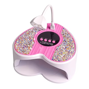 Nouveau 288W OEM <span class=keywords><strong>SUN</strong></span> BT-<span class=keywords><strong>7</strong></span> coeur forme Gel vernis UV LED lampe à ongles 45Leds capteur automatique UV LED sèche-ongles avec diamant BT7 - Product Image 4