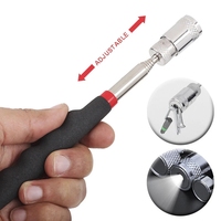 Outil de ramassage magnétique télescopique portable, aimant extensible pour outil à main
