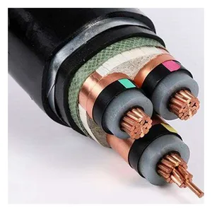 Cable de alimentación aislado XLPE, cable de alimentación eléctrico de 4 núcleos, 3 fases
