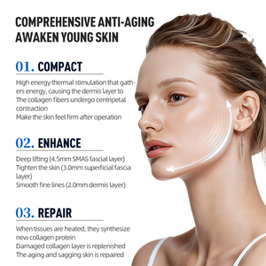 Appareil de raffermissement cutané 4 MHz, 10 000 impulsions, appareil de lifting du visage pour usage domestique, soin de la peau - Product Image 6