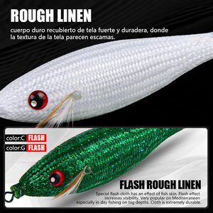 LETOYO LT130827 cebos luminosos 105mm 10g flotante Sutte <span class=keywords><strong>calamar</strong></span> Jig Señuelos <span class=keywords><strong>de</strong></span> <span class=keywords><strong>Pesca</strong></span> <span class=keywords><strong>calamar</strong></span> tela Jigs anzuelos EGI <span class=keywords><strong>calamar</strong></span> Jig - Product Image 6