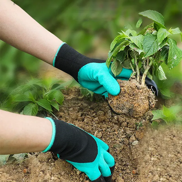 2024 produk baru sarung tangan kebun Pria Wanita sarung tangan kerja berkebun untuk mudah menggali penanaman