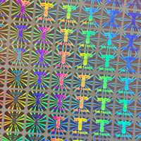 Autocollants 3D, logo personnalisé, étiquettes de sécurité holographiques personnalisées, superposition holographique, utilisation pour les cosmétiques
