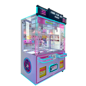 ตู้คีบตุ๊กตาแบบใส ใช้เหรียญ ระบบกรงเล็บไฟ LED พร้อมระบบขายสินค้าแบบอินเทอร์แอคทีฟ - Product Image 4