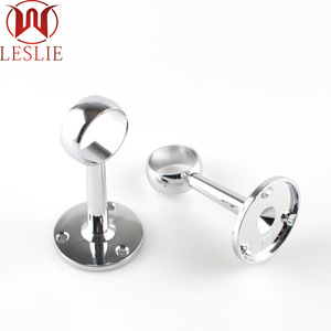 Soporte para Barra de Armario Leslie de 25 mm, Base de Montaje en Techo de Aleación de Zinc para Perchero - Product Image 4