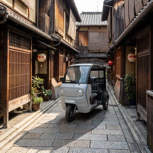 <span class=keywords><strong>Tricycle</strong></span> <span class=keywords><strong>électrique</strong></span> compact à basse vitesse fabriqué en Chine, 60V 1000W, véhicule <span class=keywords><strong>électrique</strong></span> ouvert avec porte-bagages pour les trajets domicile-travail - Product Image 1