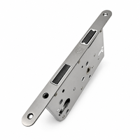En gros 7255 Corps de serrure de porte à mortaise en fer à double languette magnétique silencieuse avec cylindre de serrure pour ensemble de serrure de porte intérieure en bois