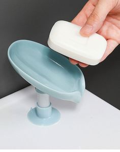 Creative PVC Soap Box <b>Storage</b> Rack for Home Use with Perforated Suction Cups Drainage and Fertilizer Soap Rack <b>Storage</b> - Product Image 4