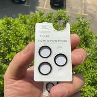 Protection d'objectif d'appareil photo couleur originale AR AF pour iPhone Duo 18 11 12 13 14 15 16 17 Pro Max avec emballage de vente au détail