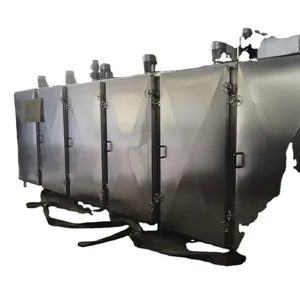 Industrielle Kontinuierliche Korn Dörr Maschine Heißer Air Mesh Gürtel Reis Trocknen Maschine