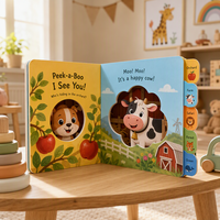 Buku Papan Keras Bentuk Khusus OEM, Pencetakan Digital, Buku Gambar Anak Custom Die Cut, Penyambungan Sempurna, Pemasok, Pesanan Grosir