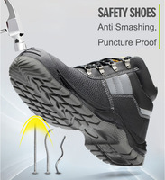 Chaussures de Sécurité Professionnelles Légères avec Embout en Acier pour Hommes