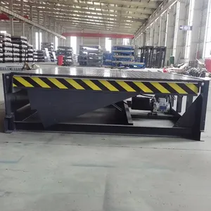 Заводская распродажа 6-20 тонн стационарный док-нивелир док-Рампа гидравлическая платформа подъемная платформа для вилочного погрузчика контейнер - Product Image 5