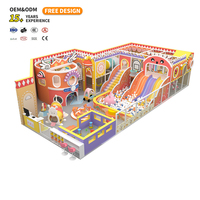Équipement de terrain de jeu intérieur pour enfants, aire de jeux souple, trampoline, bac à sable, toboggan, structure d'escalade, parc d'attractions, écologique, en bois et en acier inoxydable