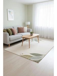 Hand Tufted Wool Area Rug Modern Abstract Botanical Design Custom Size Carpet Handmade Decorative Floor Covering for Living Room - Product Image 2