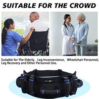 Ceinture de marche robuste pour la rééducation, vente en gros, fournisseur de ceintures d'assistance à la marche, ceinture de transfert lit-chaussée à fauteuil roulant