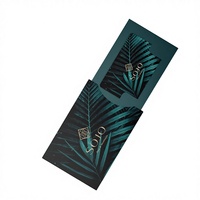 Funda para Tarjetas de Visita con Logotipo en Relieve y Estampado en Foil, con Papel Recubierto, Mini Sobre Reciclable para Llaves de Habitación de Hotel