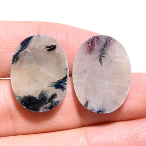 หินอัญมณีทรงวงรีทรงหลวมทำจากซิลิโคนธรรมชาติชั้นเยี่ยมสำหรับทำของขวัญแหวนหมั้น - Product Image 3