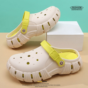Guru Women's <b>Clogs</b> Thick Sole EVA Hollow Anti-Odor Non-Slip Beach Shoes - Product Image 1
