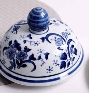 <span class=keywords><strong>2023</strong></span> vase en céramique <span class=keywords><strong>tendance</strong></span> bleu et blanc décoration de la maison nordique pots de gingembre en céramique de luxe ensemble 3 - Product Image 6