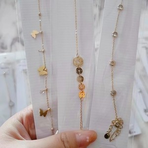 ขายส่งเครื่องประดับสแตนเลส สร้อยข้อมือผู้หญิงไทเทเนียมสตีลแบบผสมผสาน สร้อยข้อมือสแตนเลสเรียบง่ายมีสไตล์ - Product Image 3