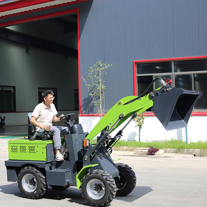 500kg nilai kapasitas Bucket roda elektrik <span class=keywords><strong>Mini</strong></span> pemuat dengan sistem hidrolik bertenaga baterai pemuat kompak - Product Image 2