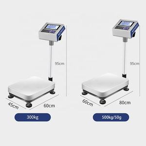इलेक्ट्रॉनिक औद्योगिक मंच बेंच वजन पैमाने डिजिटल 100kg <span class=keywords><strong>200kg</strong></span> 300kg 500kg गिनती समारोह के साथ - Product Image 6