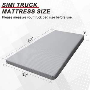 ट्रक आरवी मेमोरी फोम गद्दे टॉपर बिस्तर मैट दबाव राहत समर्थन समर्थन विरोधी डीक्यूबियस सभी सीज़न यूनिवर्सल फिट - Product Image 2