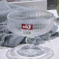 Nouvelle conception de gobelet en verre transparent sans plomb pour jus, lait, whisky, vin rouge, glace, dessert