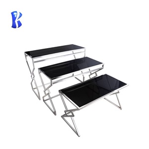 Di alta qualità in acciaio inox a buffet <span class=keywords><strong>stazione</strong></span> rettangolare in oro rosa tabella di banchetto dell'hotel per buffet display <span class=keywords><strong>stazione</strong></span> - Product Image 5